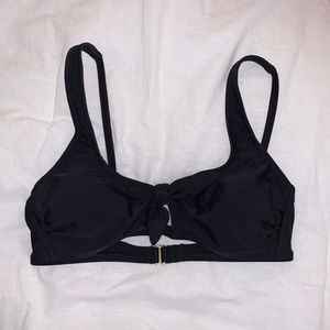 Black bikini top